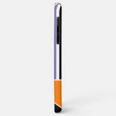 Aangepast Paars zwart zwart zwart zwart zwart zwar Case-Mate iPhone Case (Achterkant/links)