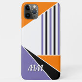 Aangepast Paars zwart zwart zwart zwart zwart zwar Case-Mate iPhone Case (Achterkant)