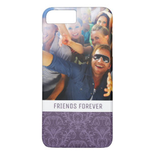 Aangepast Paarse achtergrond voor foto's en tekst  Case-Mate iPhone Case