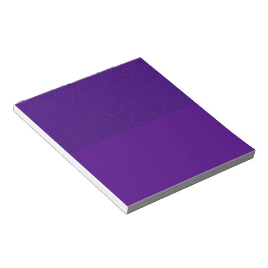 Aangepast Paarse Glitter-Top Notitieblok (Schuin)