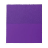 Aangepast Paarse Glitter-Top Notitieblok (Voorkant)