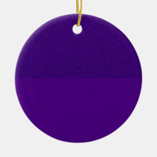 Aangepast Paarse Ornament met glittertop (Voorkant)
