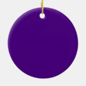 Aangepast Paarse Ornament met glittertop (Achterkant)