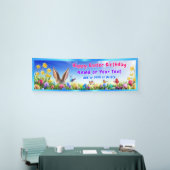 Aangepast paasdag feestdagen, paastijd spandoek (Beurs)