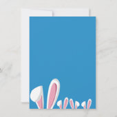 Aangepast paaspaaspasta voor Bunny Ears Kaart (Achterkant)