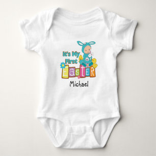 Aangepast paaspak voor peuter Bunny Romper