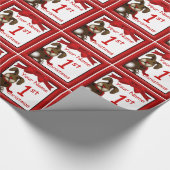 Aangepast paaspapier voor eerste kerstvakantie cadeaupapier (Hoek)