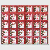 Aangepast paaspapier voor eerste kerstvakantie cadeaupapier (Vlak)