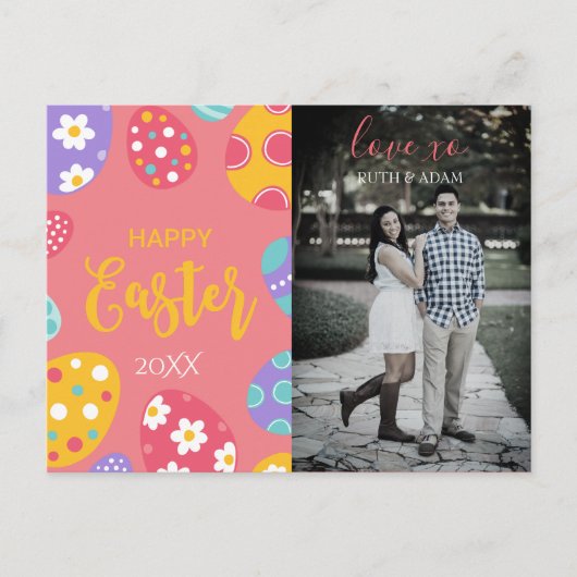 Aangepast paasprogramma-Briefkaart Briefkaart (Voorkant)