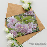 Aangepast paasroze lenteseizoen stijlvolle Floral Kaart<br><div class="desc">Mooie Cherry bloesem om je aan te passen of je te personaliseren met korte tekst van je keuze. Voor de moeder die van natuur houdt,  planten,  bloemen,  flora en fauna,  en fotografie.</div>