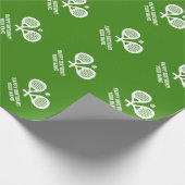 Aangepast padel tennis verpakkingspapier voor hem cadeaupapier (Hoek)