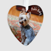 Aangepast pakket 2 met de naam kerstversiering ornament (voorkant)