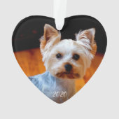 Aangepast pakket 2 met de naam kerstversiering ornament (achterkant)