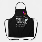 Aangepast pakket met gepersonaliseerde zwart voor schort (Voorkant)