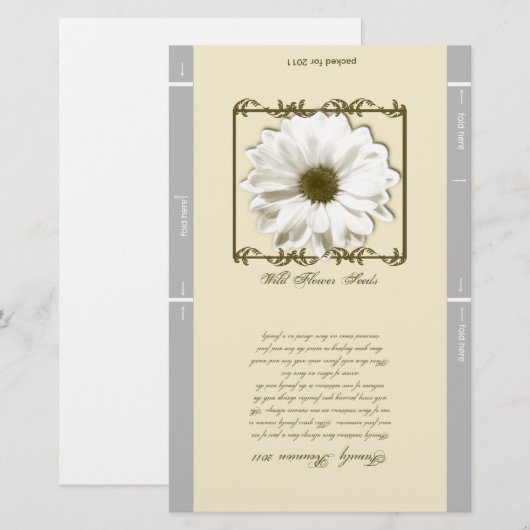 Aangepast pakket voor zaaizaad (Voorkant / Achterkant)