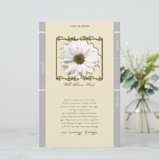 Aangepast pakket voor zaaizaad (Staand voorkant)