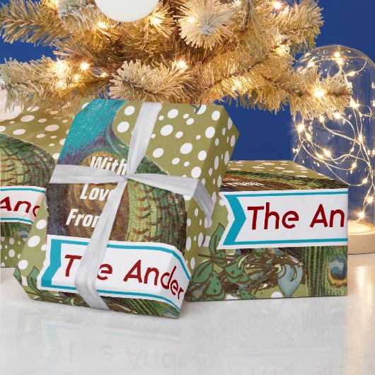 Aangepast pakvakantieverlooppapier cadeaupapier (Feestdagen)