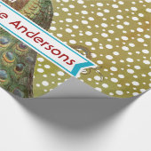 Aangepast pakvakantieverlooppapier cadeaupapier (Hoek)