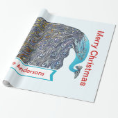 Aangepast pakvakantieverlooppapier cadeaupapier (Uitgerold)