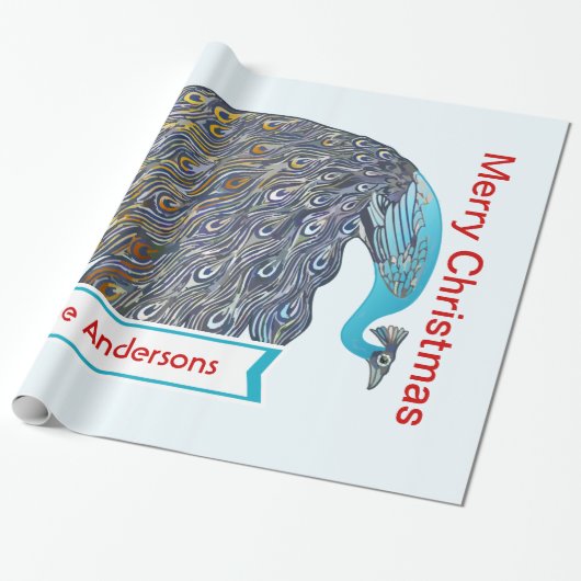 Aangepast pakvakantieverlooppapier cadeaupapier (Uitgerold)