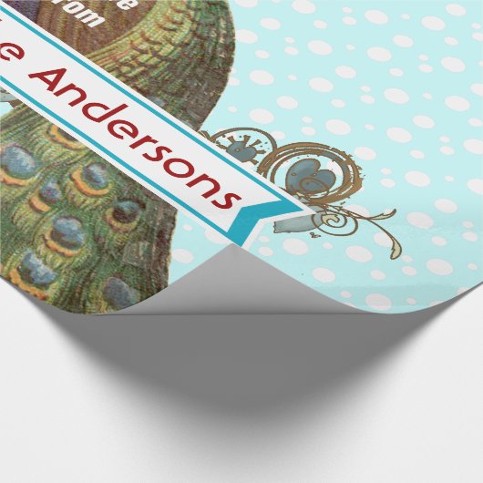 Aangepast pakvakantieverlooppapier cadeaupapier (Hoek)