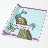 Aangepast pakvakantieverlooppapier cadeaupapier (Uitgerold)