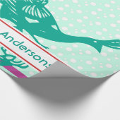 Aangepast pakvakantieverlooppapier cadeaupapier (Hoek)