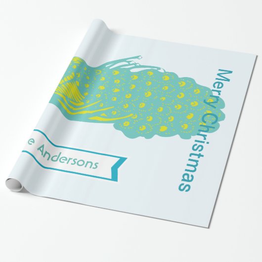 Aangepast pakvakantieverlooppapier cadeaupapier (Uitgerold)