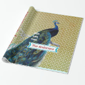 Aangepast pakvakantieverlooppapier cadeaupapier (Uitgerold)