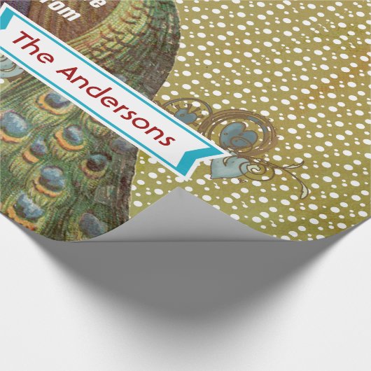 Aangepast pakvakantieverlooppapier cadeaupapier (Hoek)