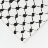 Aangepast Palestijns Kufiya-model Fleece Deken (Hoek)