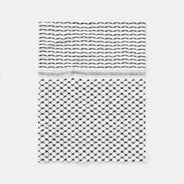 Aangepast Palestijns Kufiya-model Fleece Deken