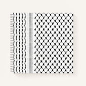 Aangepast Palestijns Kufiya-model Notitieboek (Voorkant)