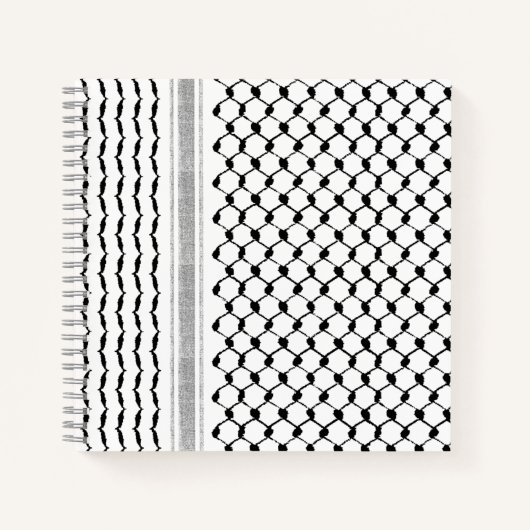 Aangepast Palestijns Kufiya-model Notitieboek (Voorkant)