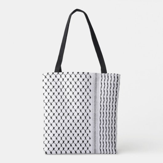 Aangepast Palestijns Kufiya-model Tote Bag (Achterkant)