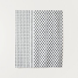 Aangepast Palestijns Kufiya-model Wandkleed