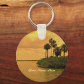 Aangepast palmboomreverie sleutelhanger (Voorkant)