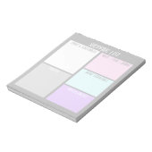 Aangepast paneel voor winkellijst notitieblok (Linkerzijde)