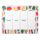 Aangepast paneel voor winkellijst notitieblok (Voorkant)