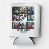 Aangepast pap van de senior afstuderen 8 fotocolla blikjeskoeler (Voorkant)