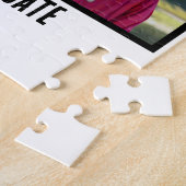 Aangepast pap van de senior afstuderen 8 fotocolla legpuzzel (Zijkant)