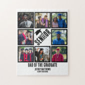 Aangepast pap van de senior afstuderen 8 fotocolla legpuzzel (Verticaal)