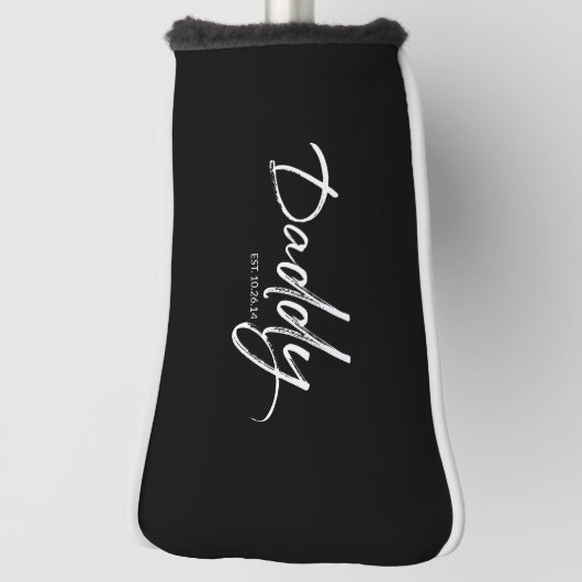 Aangepast papa jaar ingesteld golfheadcover (Draai 90)