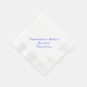 Aangepast papier Napkins Servet (Hoek)