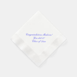 Aangepast papier Napkins Servet