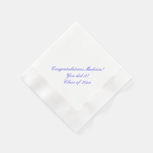 Aangepast papier Napkins Servet (Hoek)