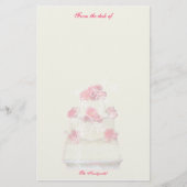 Aangepast papier voor de bruiloft. (Voorkant)