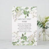 Aangepast papier voor flaconpapier voor bloemen (Staand voorkant)