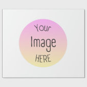 Aangepast papier voor foto- of Logo-inpakpapier (Vlak)