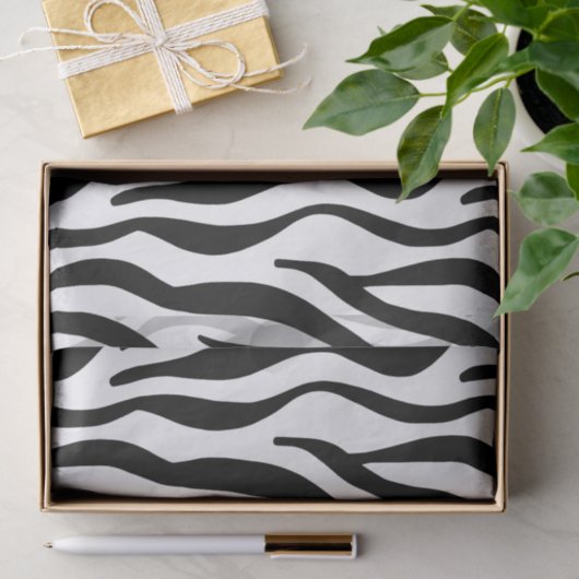 Aangepast papier voor gestripte Zebra (Geschenk)